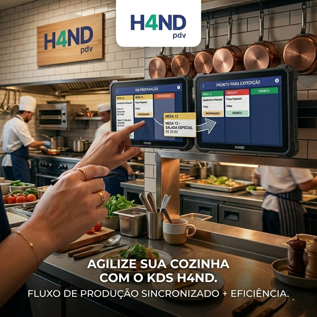 Sistema KDS cozinha digital